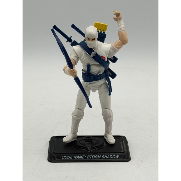 Hasbro Other - 2008 G.I. Joe 25th Anniversary Storm Shadow v21 Blue Straps Comic Pack 3.75"